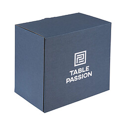 Table Passion Coffret de 6 flûtes à champagne 15 cl en cristallin taillé