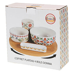 Acheter Amadeus Coffret plateau et ses 4 bols Donna