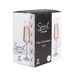 Table Passion Boite de 6 flûtes Spirit 19 cl