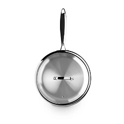 Ibili Sauteuse avec couvercle Triply Natural 24 cm