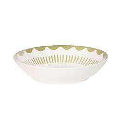 Table Passion Assiette creuse Tamara verte 20 cm (lot de 6)