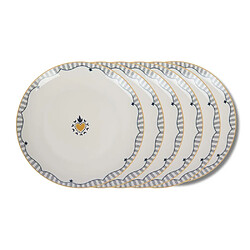 Amadeus Assiette à dessert Poésie 20 cm (lot de 6)
