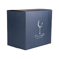 Table Passion Coffret de 6 flûtes Divina rouge 15 cl