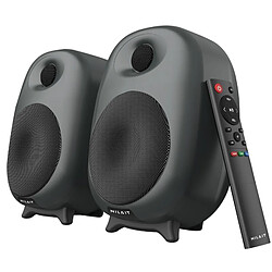 Enceintes Bluetooth Nilait Acustiq 60W RMS HDMI ARC, Optique, USB, RCA et Bluetooth – Noire