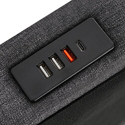 Avis Merax Lit Double Junior - Gris - USB Type C - LED - 4 Tiroirs - 140x200cm
