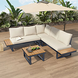 DZMDIP Ensemble détente de jardin – Angle avec fonction relax inclinable 5 positions