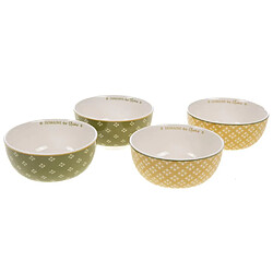 Amadeus Coffret de 4 bols olivia