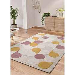 ATTICGO Tapis géométrique FLASHY multicolore 120x170 cm