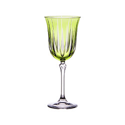 Table Passion Coffret de 6 verres à pied Divina vert 28 cl