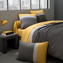 Origin Housse de couette bicolore unie en coton, MELI MELO