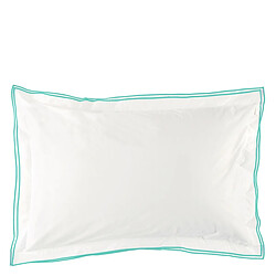 Avis DESIGNERS GUILD Housse de couette en Percale de coton - 200 x 200 cm - Bleu Nuit/Turquoise