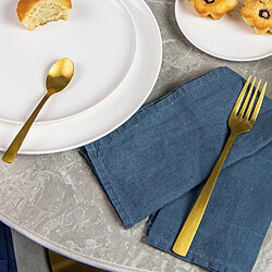 Jean Dubost Fourchette de table monobloc Jet doré (lot de 6)