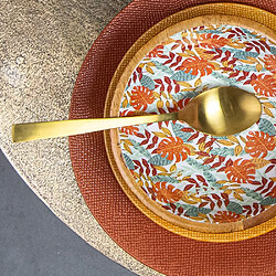 Jean Dubost Cuillère à café monobloc Jet doré (lot de 6)