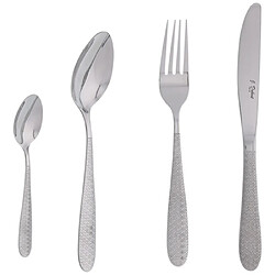 Jean Dubost Cuillère à café monobloc Flower inox (lot de 6)