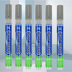 INF Lot de 6 stylos de joint pour carrelage : Marqueur de réparation de joint étanche pour la pas cher