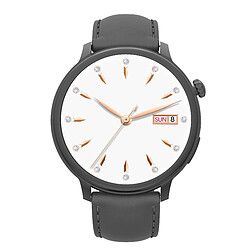 INF Montre avec surveillance de la fréquence cardiaque et de l'oxygène dans le sang Black