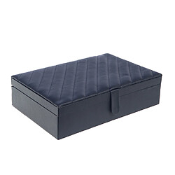 Amadeus Coffret de rangement 6 montres bleu