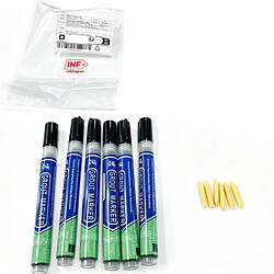 Acheter INF Lot de 6 stylos de joint pour carrelage : Marqueur de réparation de joint étanche pour la