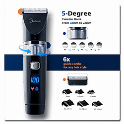 Hatteker RFC-690 Tondeuse Cheveux Professionnelle en Céramique Affichage LED