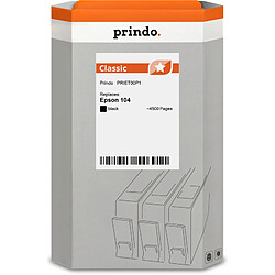 PRINDO Cartouche compatible Epson 104 Noir(e)