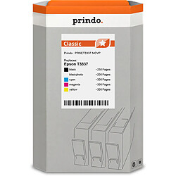 PRINDO Cartouche EPSON 33 4LB Multipack 5-colours Compatible