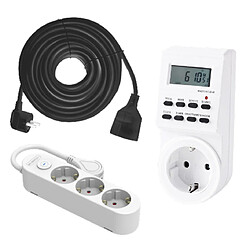 Silver Electronics Solar Pack Extension alimentation, base électrique et programmateur