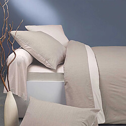 A Demain Housse de couette bicolore en viscose de bambou, ÉCORCE