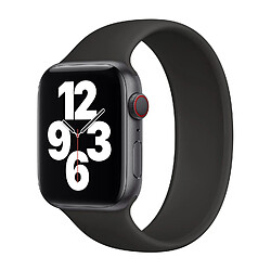 Bracelet Boucle unique en Silicone pour Apple Watch | 38/40/41/42 mm - Taille 9 - Noir