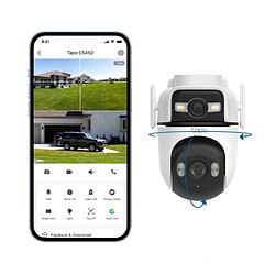 Acheter Caméra de Sécurité IP TP-Link Tapo C545D PTZ 3MP 6mm IP66 Extérieur