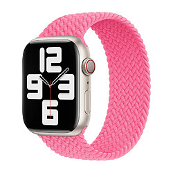 Bracelet Solo tressé pour Apple Watch | 44/45/46/49 mm - Taille 4 - Flamingo