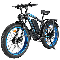 Vélo électrique Philodo H8 Moteur 1500Wx2 48V 26AH Bleu