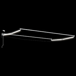 Acheter vidaXL Auvent rétractable électrique Vert et jaune 4 × 3 m