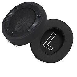 INF Coussinets d'oreille en tissu de soie glacée noire pour EDIFIER HECATE GX (2 pièces)