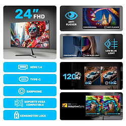 Moniteur Alurin CoreVision 120IPSLite 24" FHD 120 Hz FreeSync