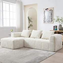 Smartue Canapé Modulable 3-4 Places Beige