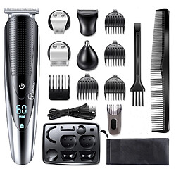 Hatteker RFC-598 Tondeuse Cheveux et Barbe 5 en 1