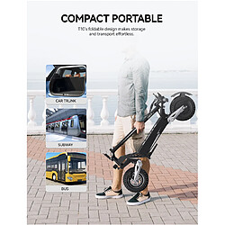 Trottinette Electrique Pliable,OOTD T10,Moteur 900W - Batterie48V13.5Ah,Autonomie 45km, pas cher