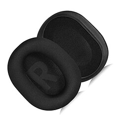 INF Coussinets d'oreille en tissu de soie glacée noire pour Logitech G PRO X (2 pièces)