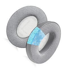INF Coussinets d'oreille en gel rafraîchissant pour casque Bose QC35 Grey