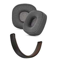 INF Coussinets d'oreille et bandeau de remplacement compatibles avec Marshall Major V - Marron