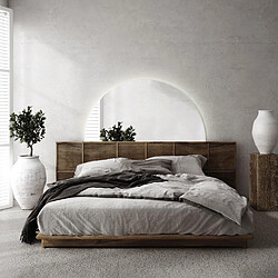Tulup Miroir Mural LED 4068123569541 - 1/2 fi50 cm