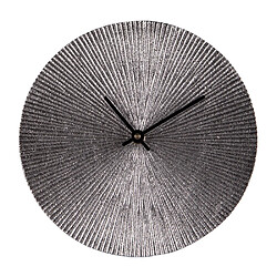Table Passion Horloge à poser Soleil argent 25 cm en métal