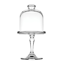 Pasabahce Plat mini à pâtisserie avec cloche 10 cm (lot de 2)