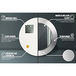 Acheter Tulup Miroir Rond - 4066864779687 - fi50 cm