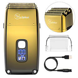 Hatteker RSCW-767 Foil Rasoir Electrique Or