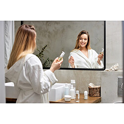 Avis Tulup Miroir mural carré - Noir