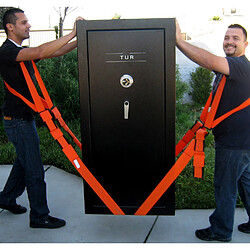 Acheter INF Sangles de transport pour levage de charges lourdes (pack de 2) Black