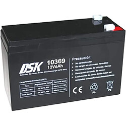 DSK - Batterie plomb-acide AGM scellée et rechargeable 12V 6Ah