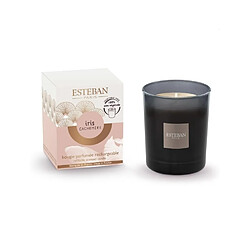 Esteban Bougie initiale Iris cachemire 180g