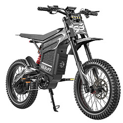 Vélo Électrique BIBUFF GT600 7500W, Batterie 72V 30Ah, Autonomie 112km, Vitesse 80km/h